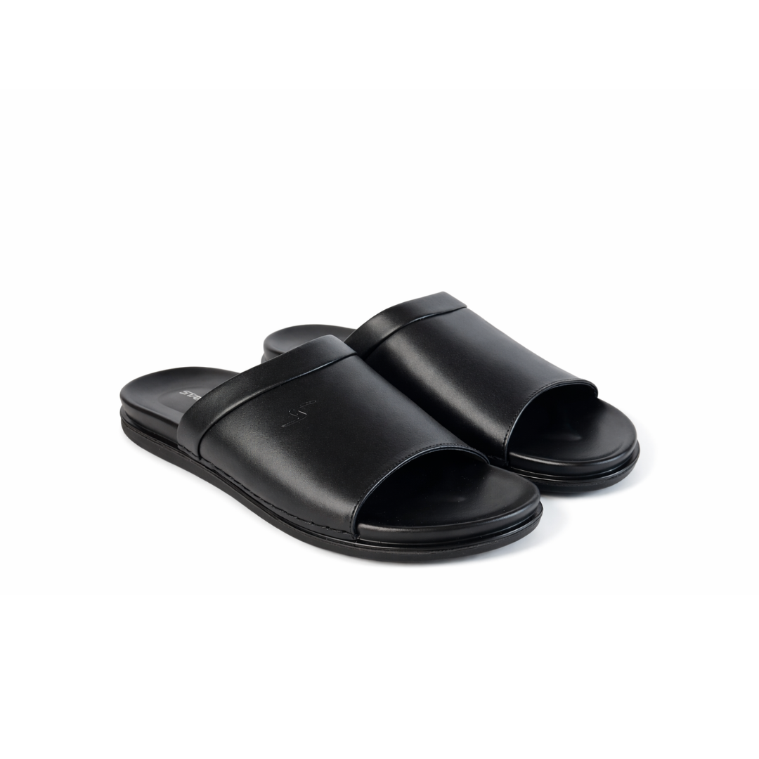 Leather Slipper - AR - 005 Brown